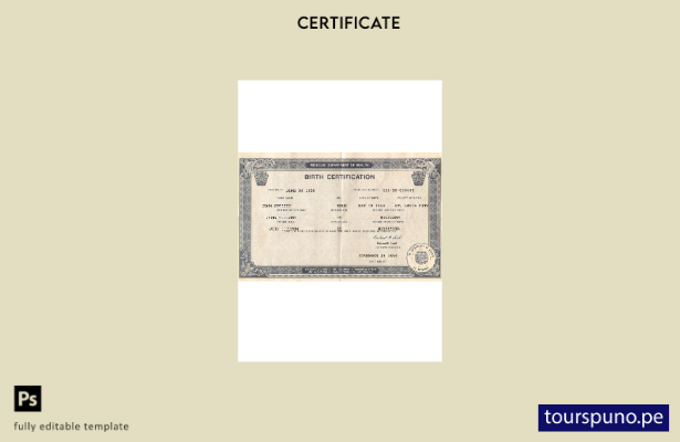 lista para imprimir plantilla de certificado de nacimiento de EE.UU. UU. Misuri